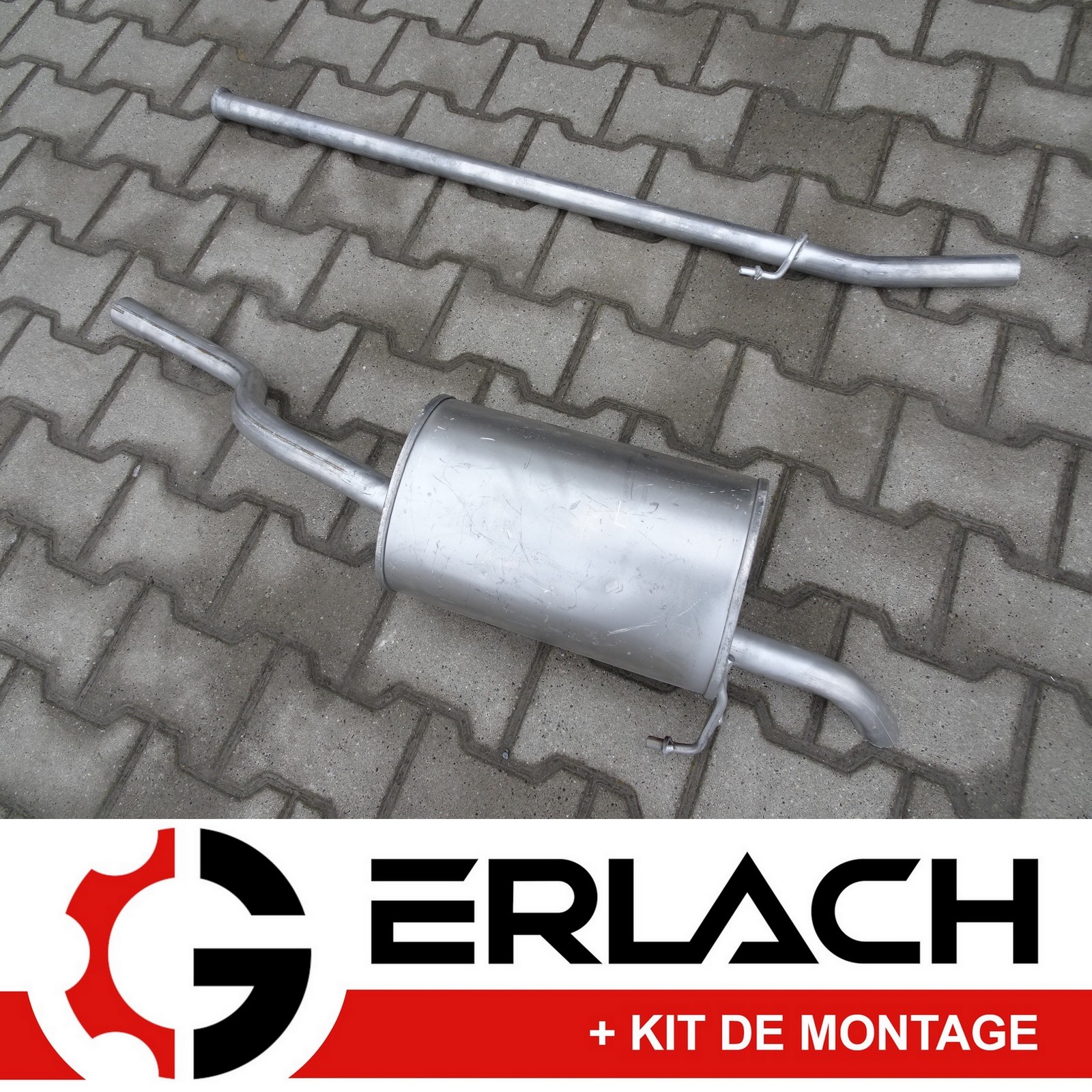 Silencieux echappement Clio II 1.2 anti bruit pour reparer votre auto