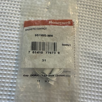 Honeywell Ademco 951WG-WH Magnetic Contact, White 1.25 Inch (31mm) 300mA@30VDC