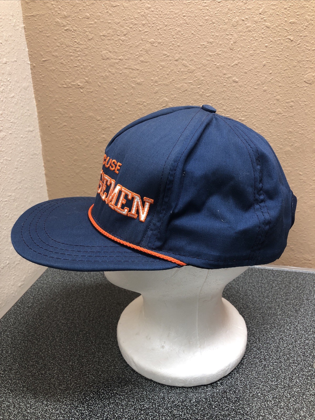 Vintage Syracuse University Orangemen Snapback 80’s Hat Rope Made In ...
