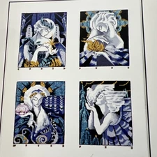 Deco Spirits Cross Stitch Chart Pattern Mirabilia Designs Nora Corbett