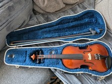 Lewis Karl Bauer violin. Good Condition, w/ Case Bow