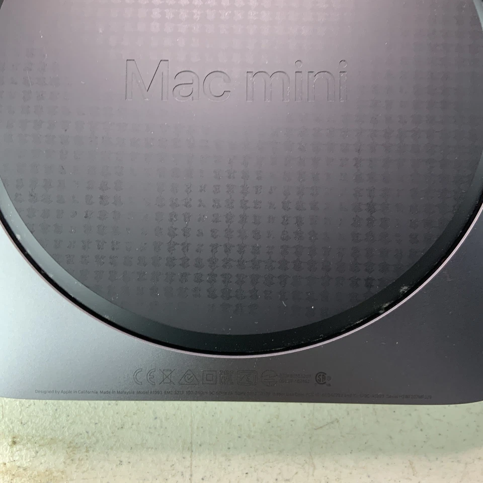 Apple Mac Mini A1993 (2018) i7-8700B 3.20GHz 16GB RAM 512GB SSD - Image 2 of 3