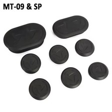 MT09 Frame caps For YAMAHA SP Motorcycle Hole Cover Plug MT 09 MT09SP 20 Black