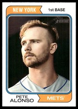 Pete Alonso 2023 Topps Heritage #OB-PA Mets MLB READ FREE SHIPPING AutographDen
