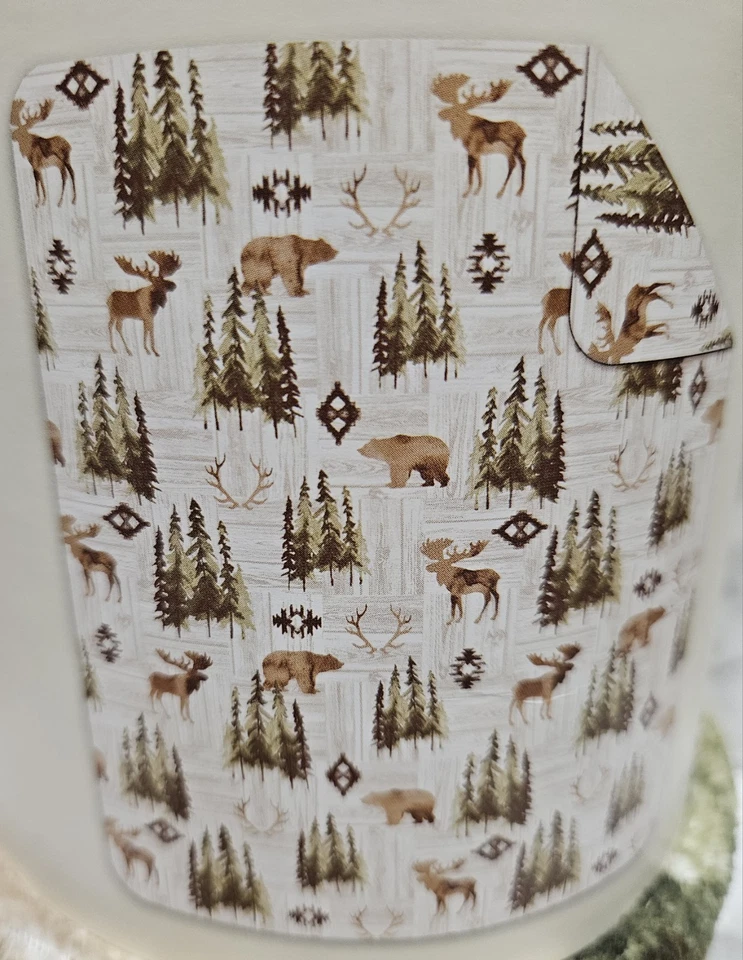 Manta/manta reversible de chenilla White River Home 50 x 60 poliéster alce, alce Foto 3 de 3