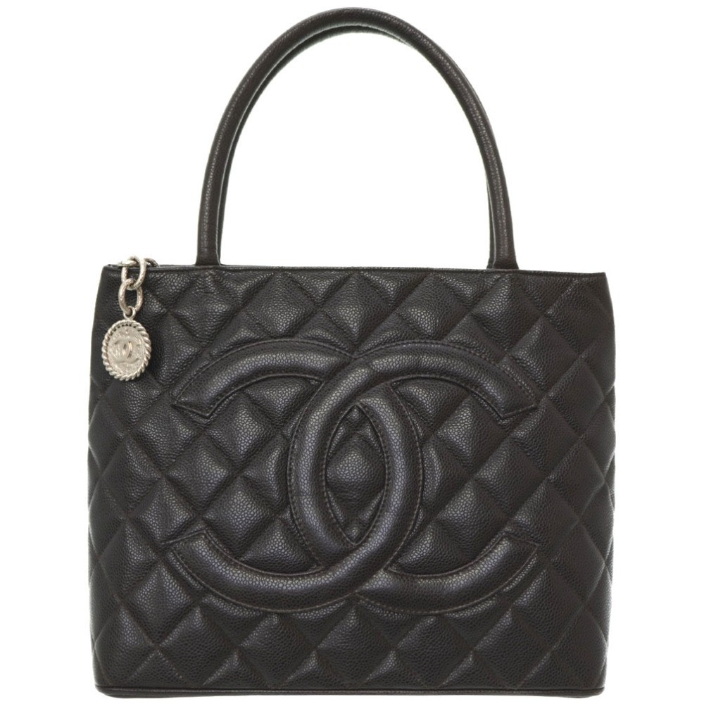 CHANEL Reissue Tote Caviar Skin Brown Bag 0153 CHANEL