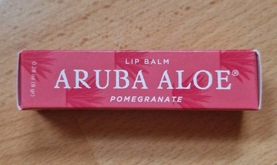 Aruba Aloe Lip Balm Pomegranate Lippenbalsam Granatapfel Lippenpflegestift Neu