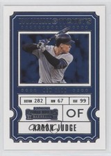 2020 Panini Contenders Winning Tickets Aaron Judge #WT-14 2qw