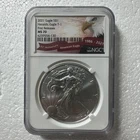 2021 $1 American Silver Eagle NGC MS70 Heraldic Eagle T-1 First Releases