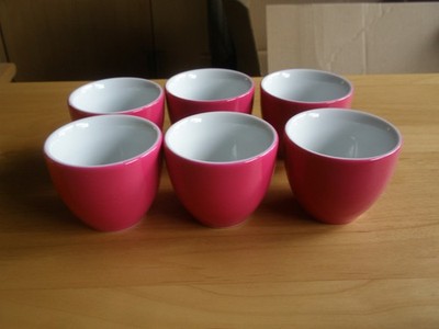 KAHLA Aronda 6 Espressotassen in Pink / super