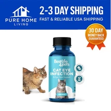 Natural Cat Eye Care - Soothing Pills for Infection, Conjunctivitis Relief 400ct