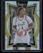 2025 Panini Select WNBA #20 Sania Feagin Silver Prizms