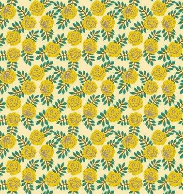 1/2 Yard Fabric - Carnation Golden by Juliana Horner for Anna Maria Textiles