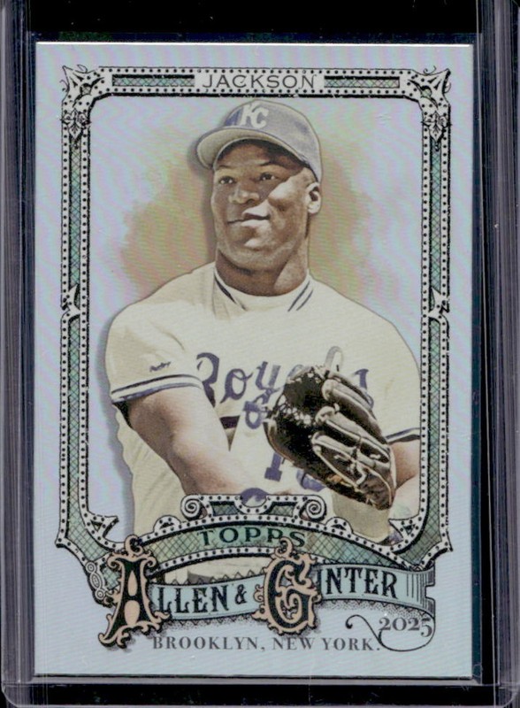 2025 Topps Allen & Ginter Bo Jackson Silver Portrait #18 Royals