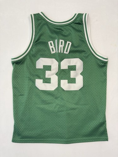 Larry Bird Boston Celtics 1985-86 Mitchell Ness Swingman GreenJersey Youth Large - Picture 2 of 9