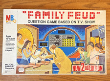 Family Feud 2nd New Edition 1977 Milton Bradley Game Pre-owned Made In The USA