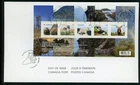 CANADA 2014 FIRST DAY COVER, BABY WILDLIFE SOUVENIR SHEET !! L162