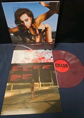 Charli XCX - Crash (2022) Clear Red & Black Marbled VINYL RECORD   