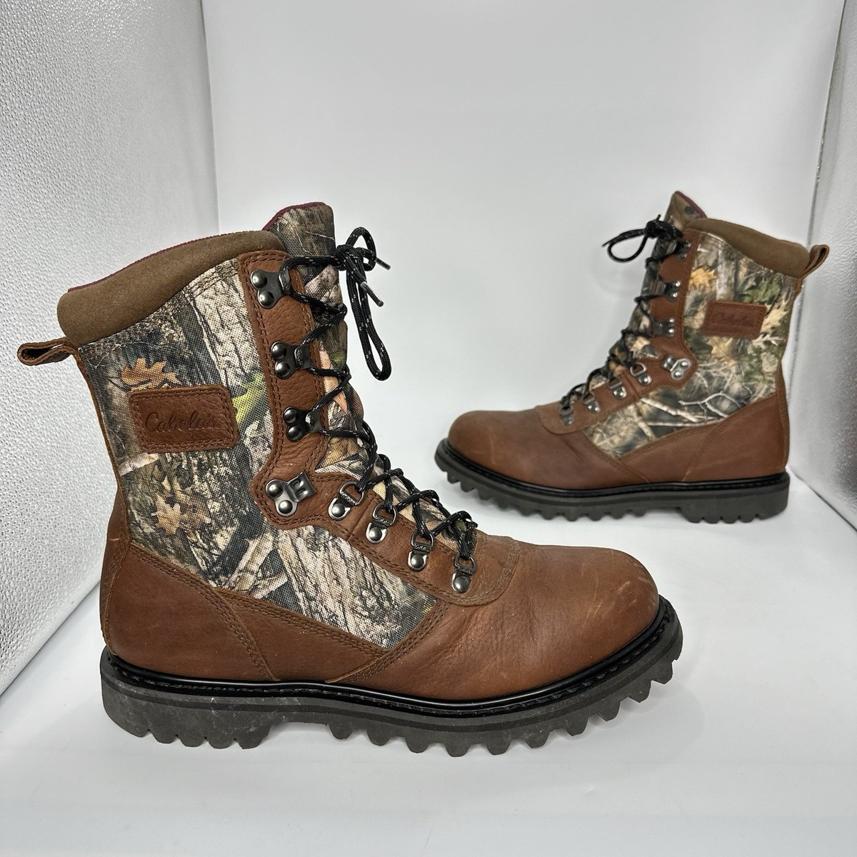 Bottes De Chasse Cabelas Iron Ridge Gore Tex Homme - Taille 12 M, Marron Camouflage