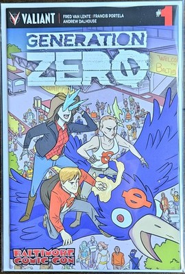 Generation Zero #1 Baltimore Comic Con Exclusive Valiant 2016 NM Variant