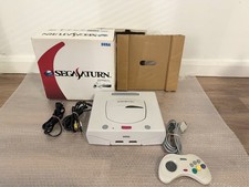Sega Saturn White Console HS-3220 - Boxed - NTSC J - Japan Import - UK Stock