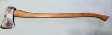 VINTAGE COLLINS SINGLE BIT AXE WITH HANDLE.