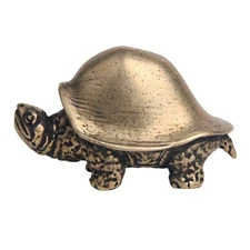 Brass Turtle Figurines Collection Fengshui Statuette Tea pet Gifts Copper