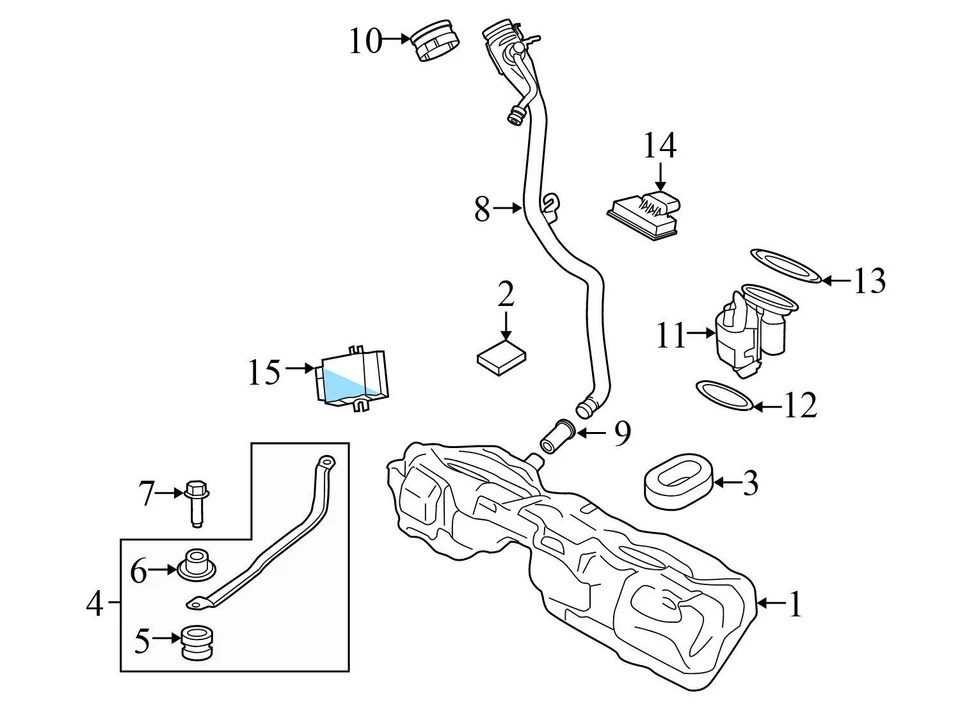 BMW M760LI XDRIVE 2017-2019 - Módulo de control bomba de combustible 9452468 Foto 3 de 4