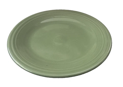 Fiesta Homer Laughlin replacement ceramic Dinner plate Green sage 10.5