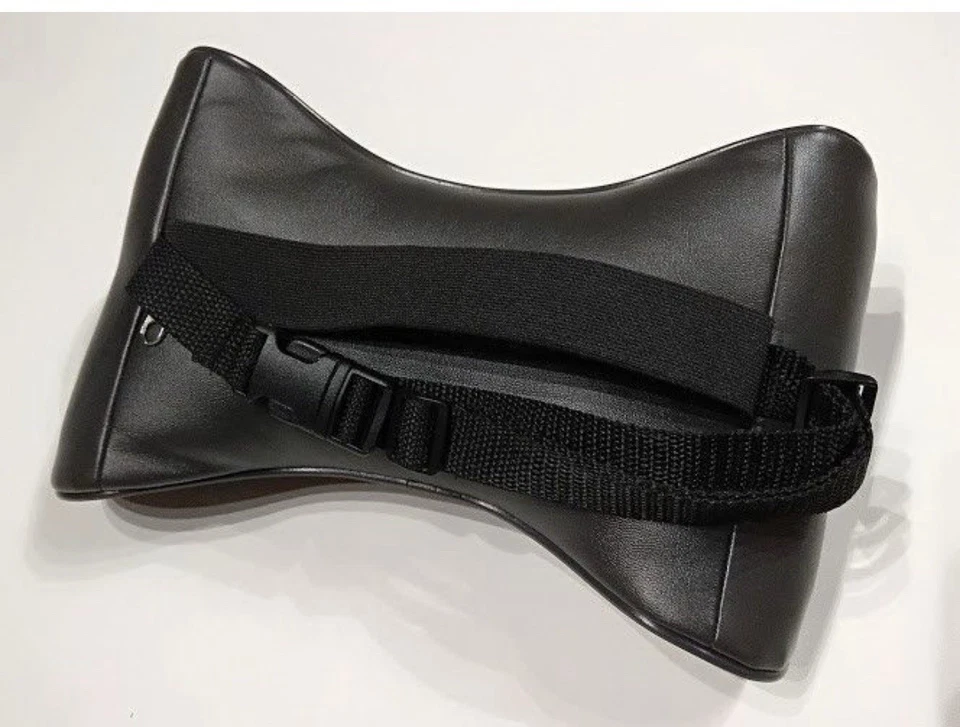 Juego de 2 cojines de soporte para cuello de cuero PU para reposacabezas de coche Jeep (00163) Foto 2 de 2