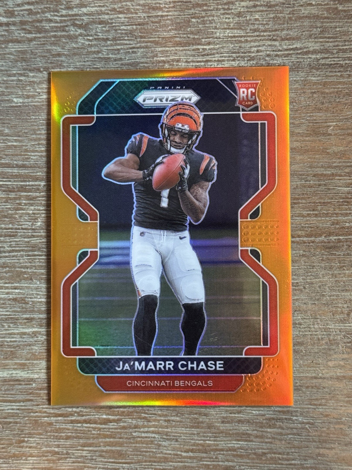 2021 Prizm JaMarr Chase #337 True Orange Prizm /249 Rookie Color Match  🔥 🐅