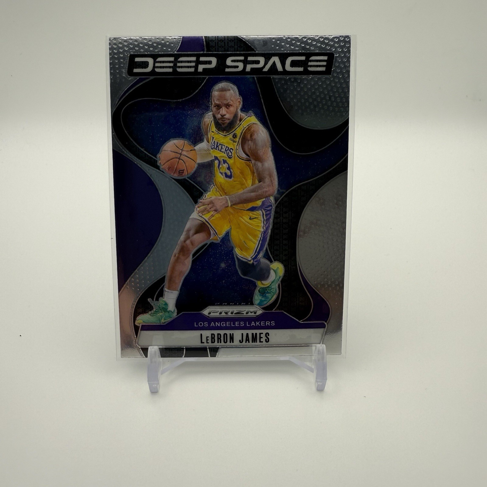 2024-25 Panini Prizm LeBron James Deep Space Silver Prizm Lakers