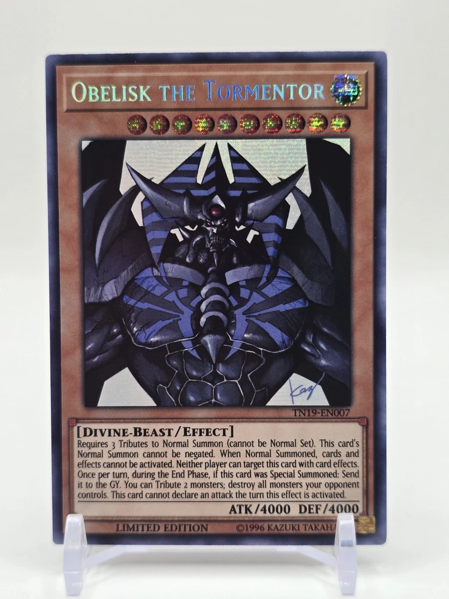 Obelisk The Tormentor Effect Yu-Gi-Oh! TCG Individual Trading Card