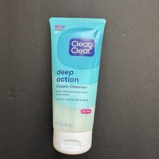 Clean Clear Oil-Free Deep Action Cream Facial Cleanser, 6.5 fl oz