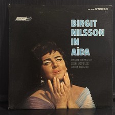 Birgit Nilsson &ndash; Aida &ndash; 1963 London Records 1st UK Stereo Press Royal Opera - EX