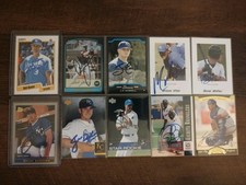 Kansas City Royals Signed Lot Of 10 IP Auto Bob Boone Alexis Gomez JP Howell +