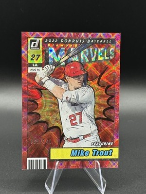 💥💥2022 Panini Donruss - Marvels Mike Trout #M-1 Red /149💥💥