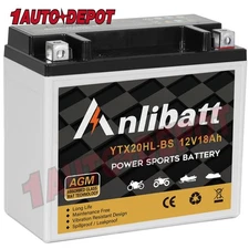 YTX20HL-BS High Performance Sealed AGM Motorcycle Power Sports Battery ATV UTV