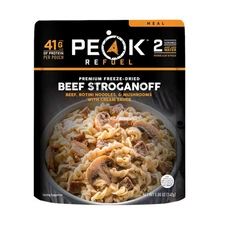 Peak Refuel Beef Stroganoff | High Protein Freeze Dried Meal | Quick Prep