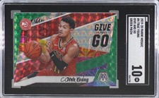 2019-20 Panini Mosaic Give and Go Green Prizm Trae Young #4 SGC 10 GEM 01nl
