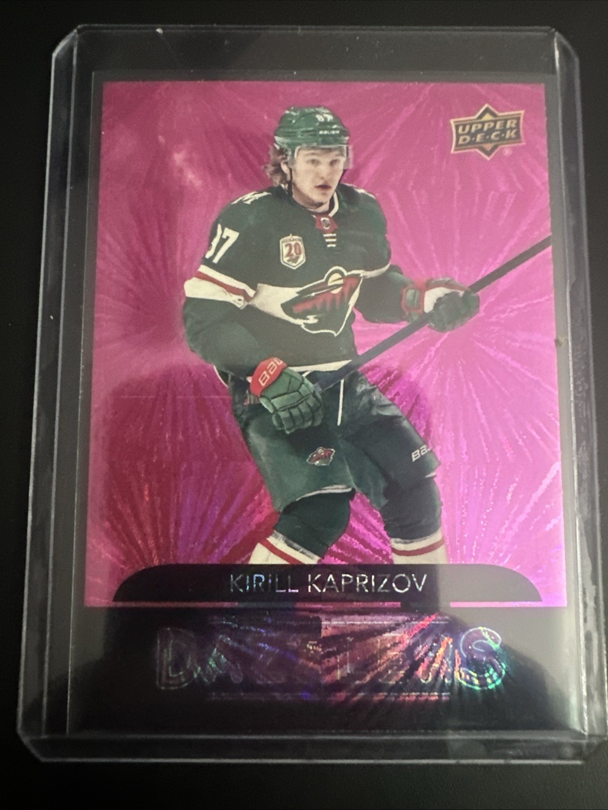 2020-21 Upper Deck Extended Series - Dazzlers Kirill Kaprizov #DZ-122 Pink (RC)