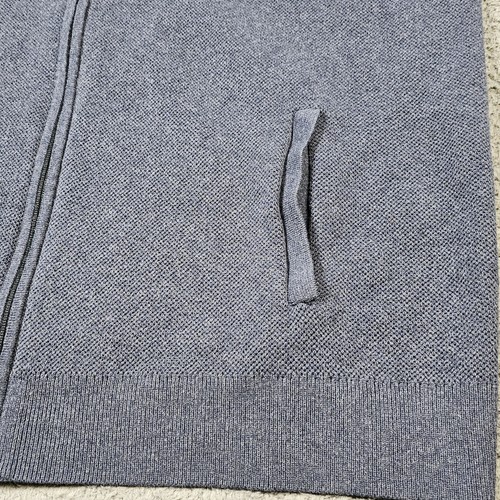 Roundtree And York Full Zip Vest Mens 4XB Blue Golfing Walking Office Patches - Picture 7 of 12