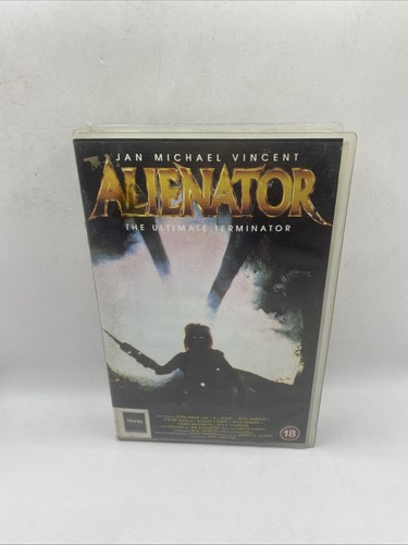 Alienator PAL VHS Big Box Ex Rental Video