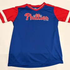 Philadelphia Phillies shirt Youth XXL 18 Team Athletics MLB Genuine Merchandise