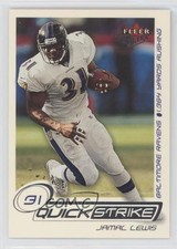 2001 Fleer Ultra Quick Strike Platinum Medallion 19/50 Jamal Lewis #15QS 1u6