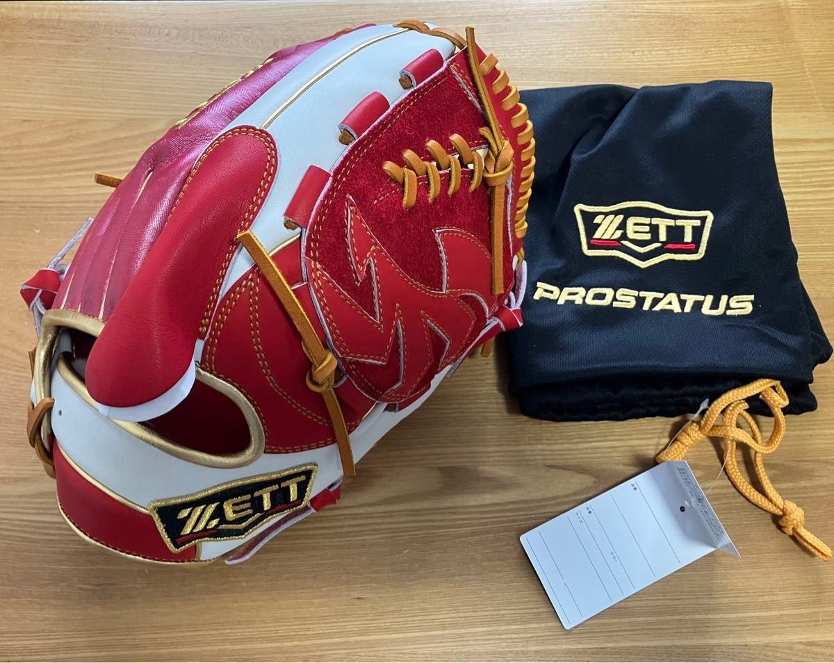 NEW] ZETT prostatus 11.75 Pitcher Right Red White Custom order