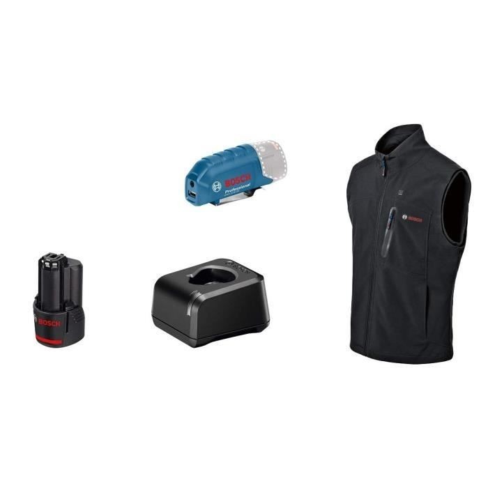 Veste chauffante Bosch GHV pour travailler au chaud en extérieur taille XL