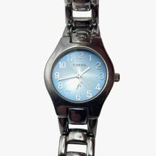 Women's Fossil F2 Fossil Forever All Stainless Steel Watch 24mm - New Battery WR