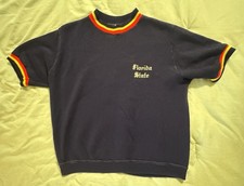 Vintage 60s Champion Florida State Ringer Style Sweatshirt Youth Size Large