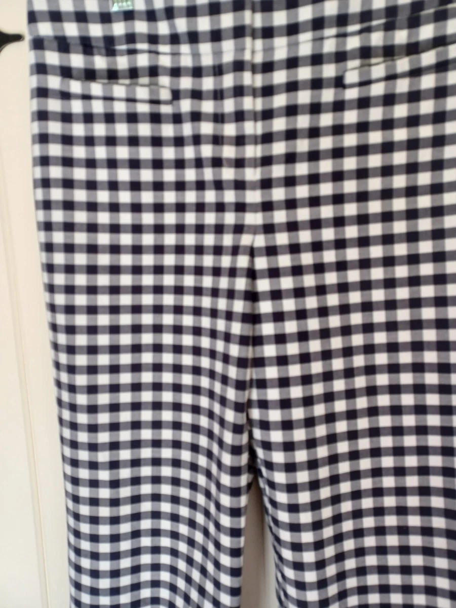 Ann taylor gingham best sale pants